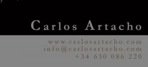 Diseño tarjetas de visita Carlos Artacho