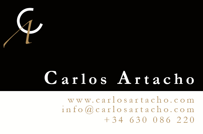 Diseño Tarjetas de visita Carlos Artacho